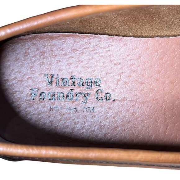 VINTAGE FOUNDRY CO. Rawson Loafer in Brown NWB Size 10 - Picture 8 of 12